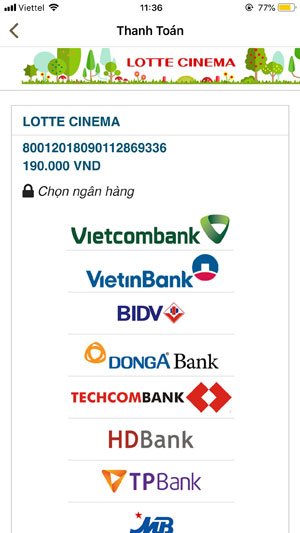Hoàn thành đặt vé