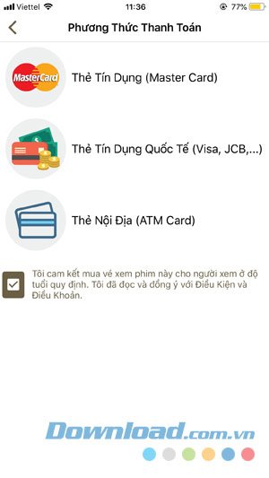 Phương thức thanh toán