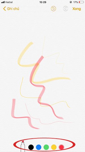 Vẽ nhanh trên ghi chú