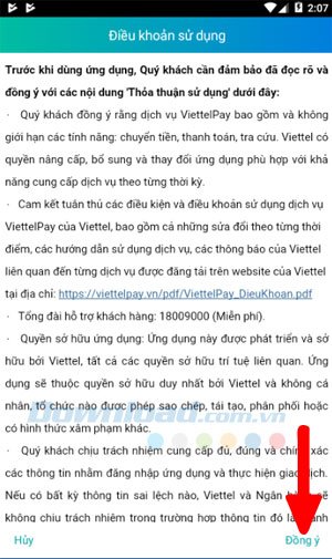 ViettelPay Đăng ký