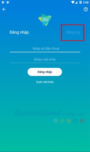 ViettelPay Đăng ký