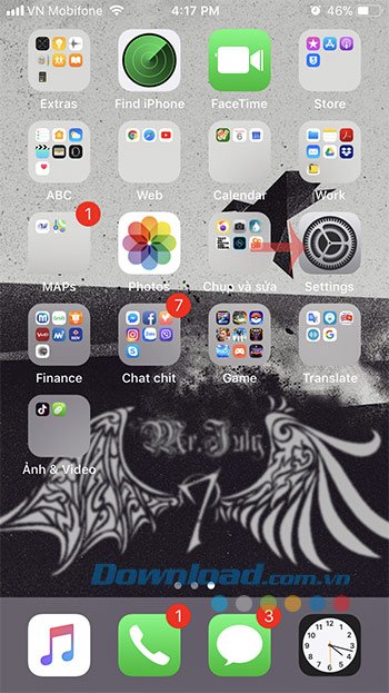 Settings trên iPhone
