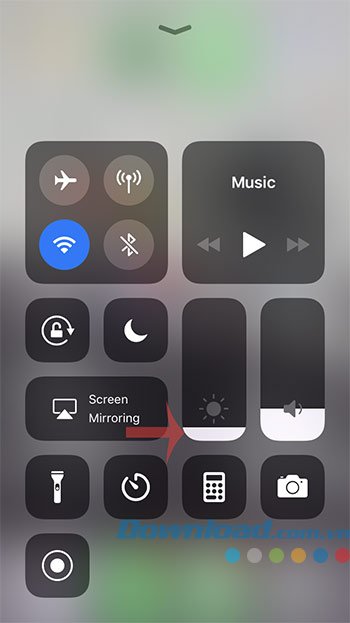 Giảm độ sáng màn hình iPhone