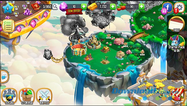 Giao diện chính của game