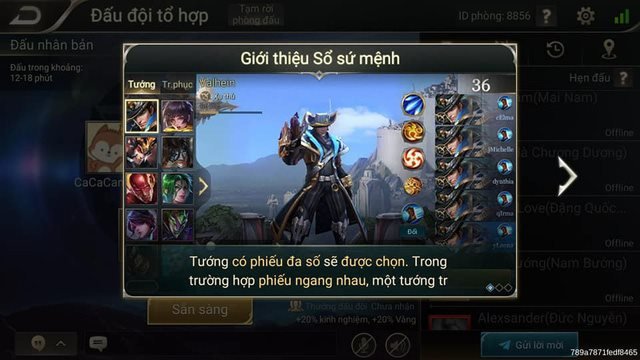 Chọn tướng giống nhau