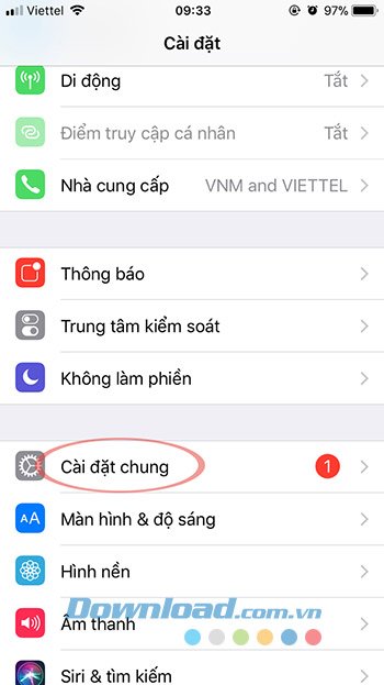 Cách nâng cấp lên iOS 12 chính thức