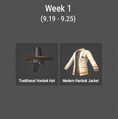 Quà tặng tuần đầu tiên