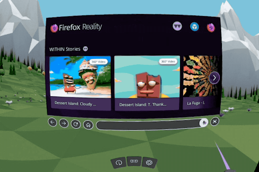 Firefox Reality hỗ trợ tìm web bằng giọng nói