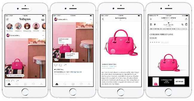Thử nghiệm tính năng mua hàng online trên Instagram