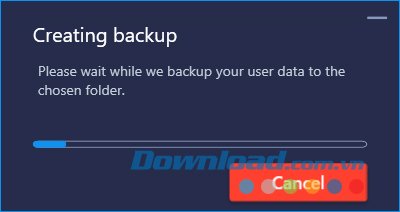 Tạo điểm khôi phục dữ liệu BlueStacks