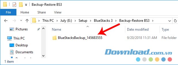 File sao lưu trên máy tính