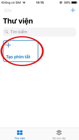 Tạo phím tắt