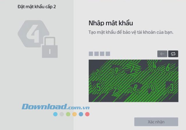 Hướng dẫn tạo mật khẩu cấp 2 trên game FIFA Online 4