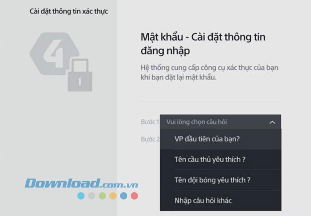 Câu hỏi bí mật