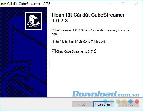 Cài đặt thành công