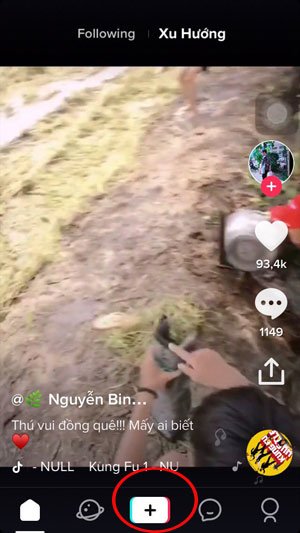Cách làm video bằng ứng dụng Tik Tok