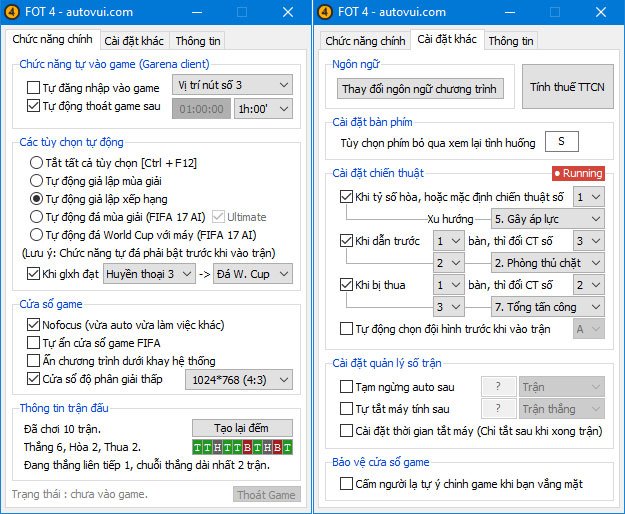Có nên sử dụng Auto FIFA Online 4 để hack game FO4