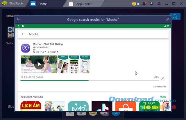 Quá trình cài đặt Mocha