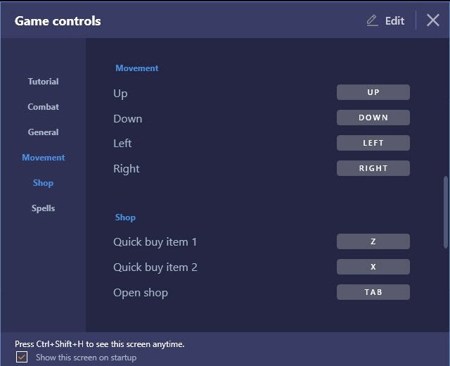 Game Controls