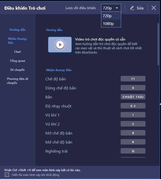 Giao diện của game bắn súng