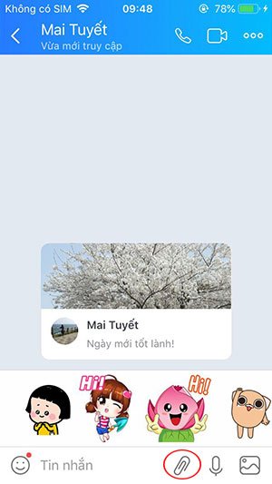 Giao diện trò chuyện