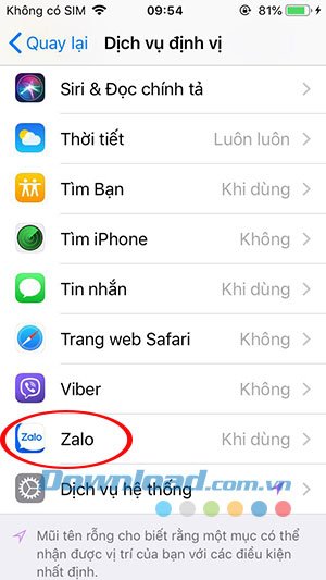 Giao diện chia sẻ
