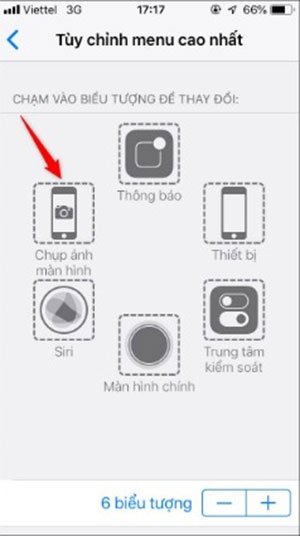 Chụp ảnh màn hình bằng home ảo