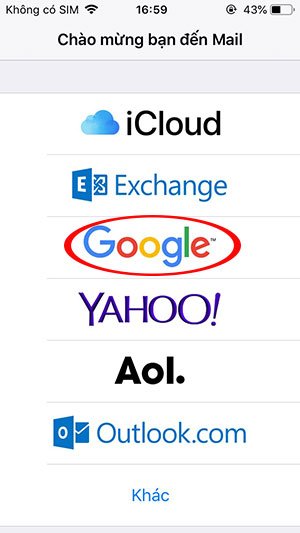 Hướng dẫn cách đăng nhập email trên iPhone