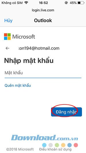 Cách đăng nhập Yahoo Mail trên iPhone