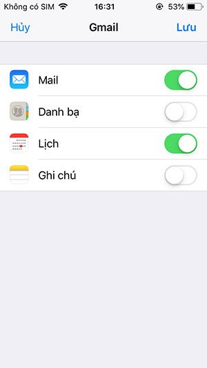 Thiết lập