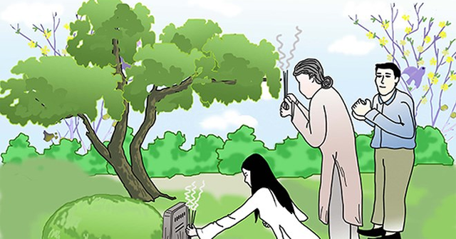 Kể về một lần em đi thăm mộ người thân