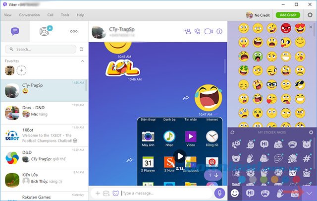 Thu nhỏ sử dụng Sticker