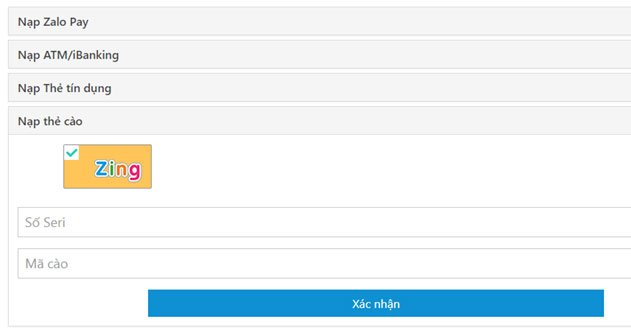 Phương thức thanh toán
