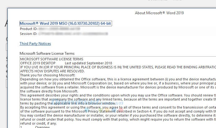 Office 2019