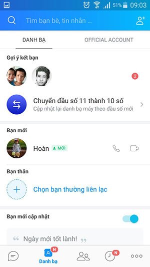 Chuyển đầu số 11 số thành 10 số