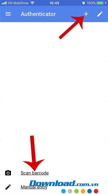 Chọn biểu tượng Add