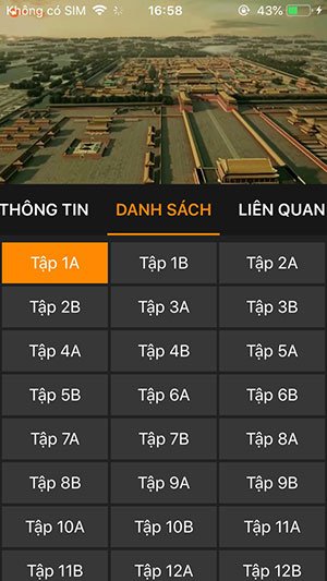 Lựa chọn tập phim