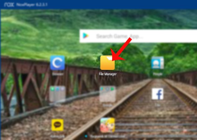 Giao diện chính của giả lập NoxPlayer