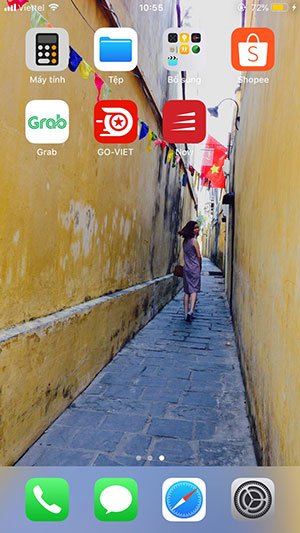 Lựa chọn ứng dụng Grab