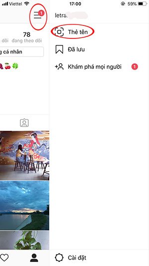 Trang cá nhân Instagram