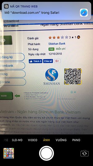 Hướng dẫn quét mã vạch, đọc QR Code trên điện thoại