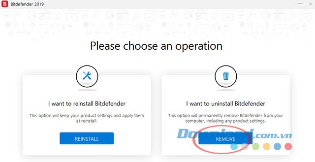 Remove BitDefender Internet Security 2019