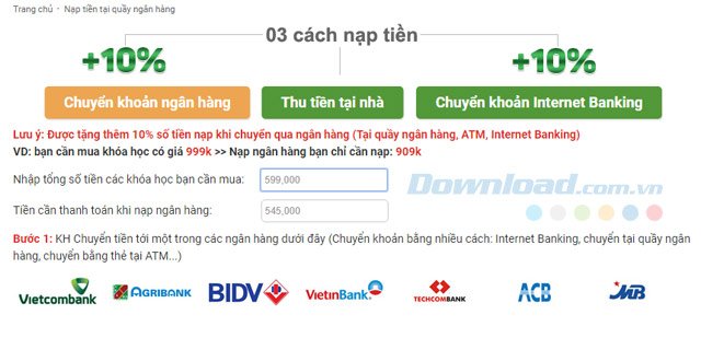 Thanh toán TuyenSInh247