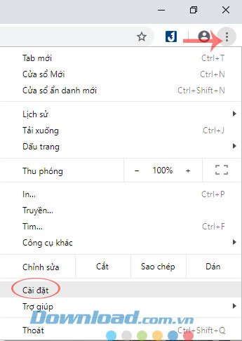 Cài đặt Chrome