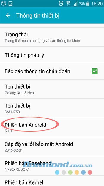 Phiên bản Android