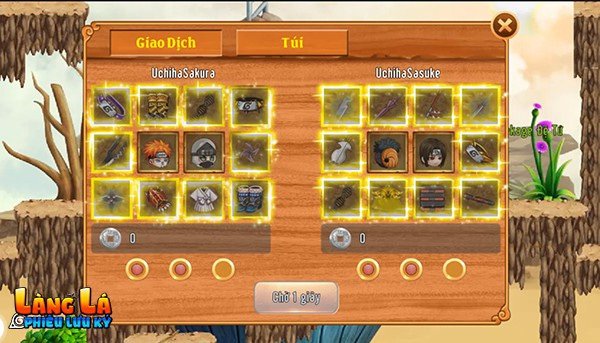 Giao dịch tự do trong Làng Lá Phiêu Lưu Ký