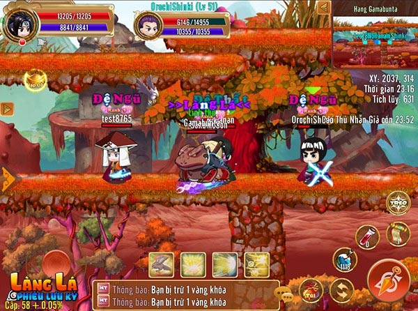 Phụ bản mới trong game Lang La Phieu Luu Ky