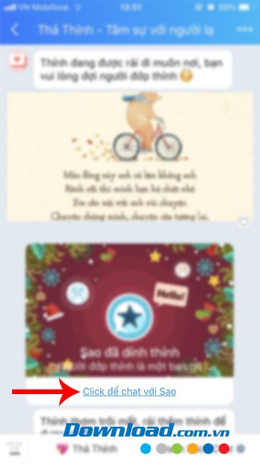 Bắt đầu vào Chat