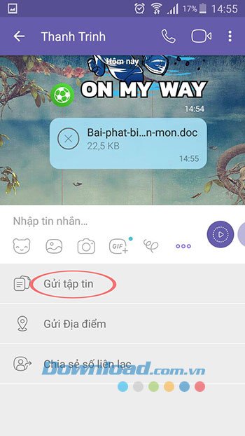 Gửi tập tin
