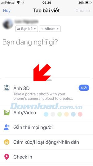 Ảnh 3D Facebook